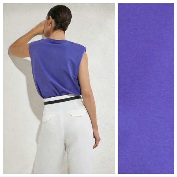 NWT. Massimo Dutti Purple Top. Size XS - Picture 3 of 8